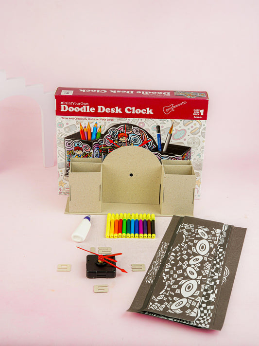 Doodle Art Kit - Desk Clock - WL5602