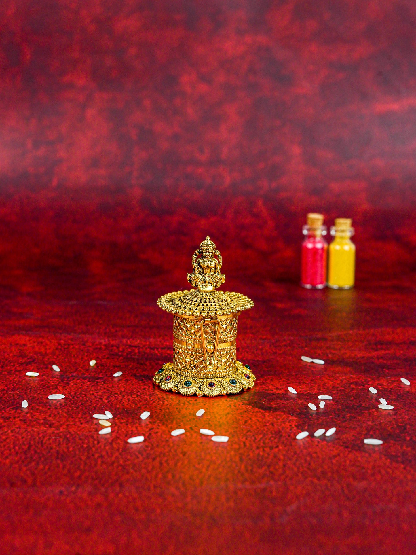 Designer Lakshmi Kumkum Holder - WL5604