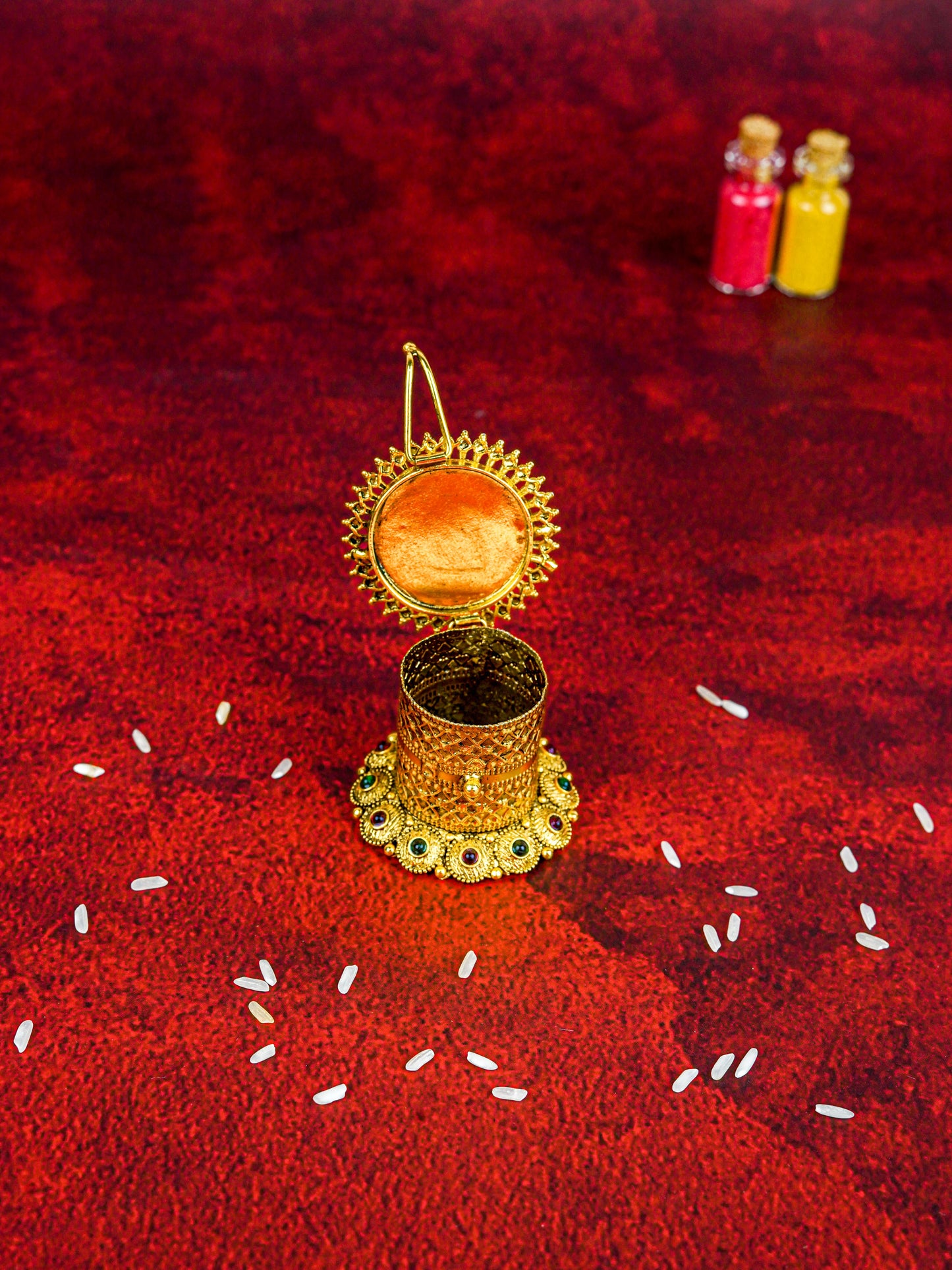 Designer Lakshmi Kumkum Holder - WL5604