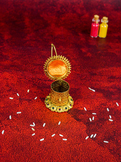 Designer Lakshmi Kumkum Holder - WL5604