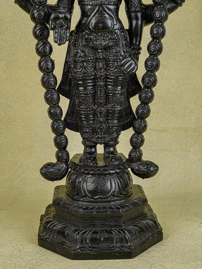 Wooden Carved Tirupathi Balaji Idol - 24 inch - WL5638