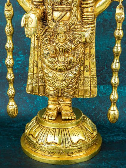 Brass Tirupathi Balaji Idol - 16 inch - WL5657