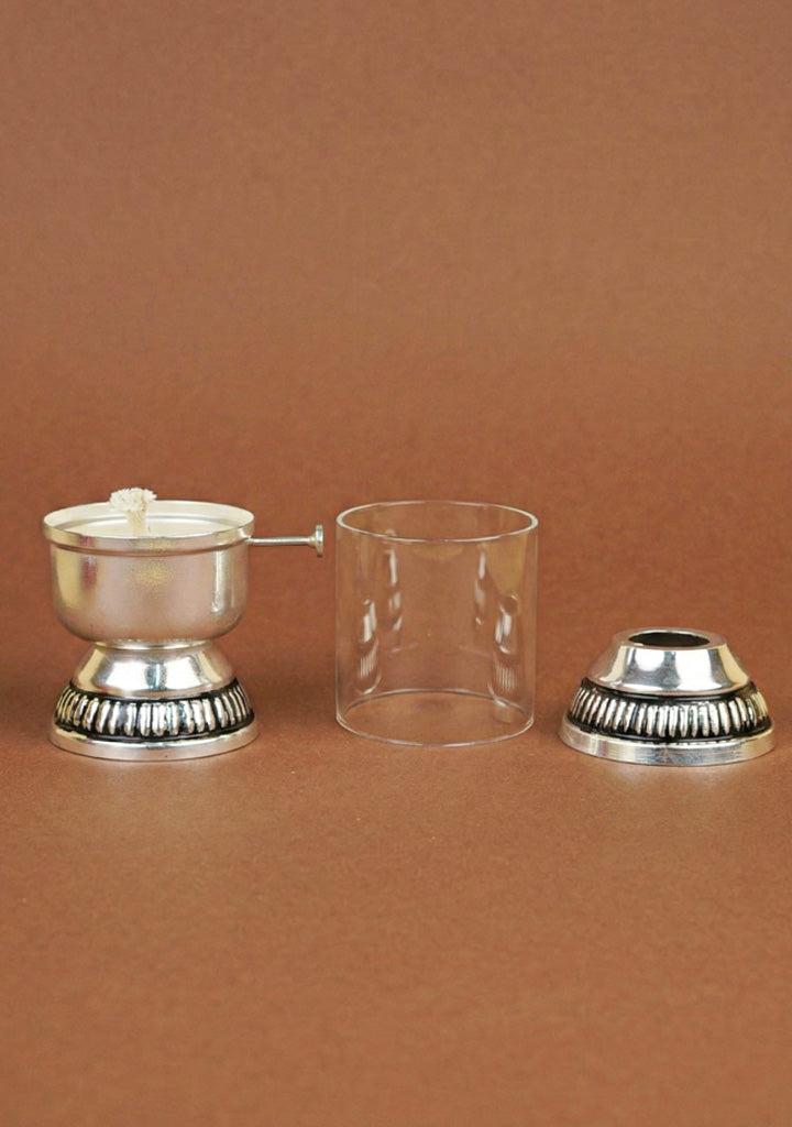 Glass Diya - 8 inch - WL5677