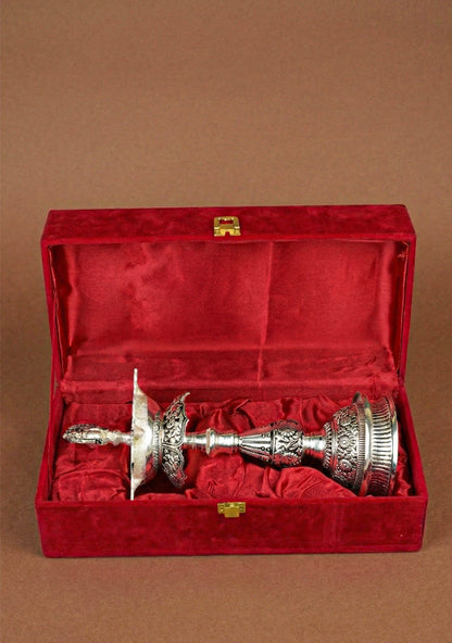Antique Annapakshi Kuthu Vilaku - 10 inch - WL5680