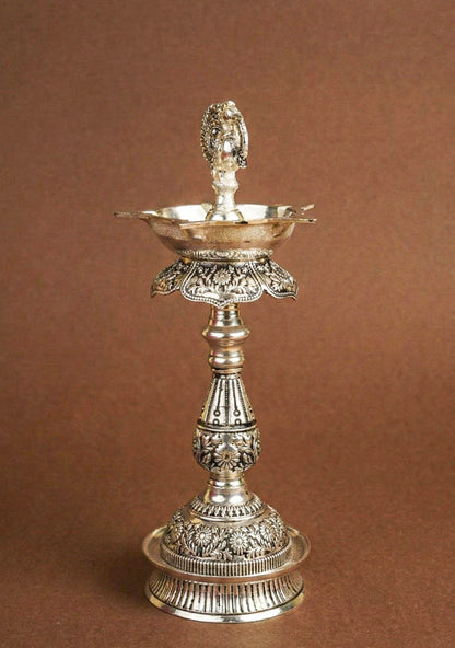Antique Annapakshi Kuthu Vilaku - 10 inch - WL5680