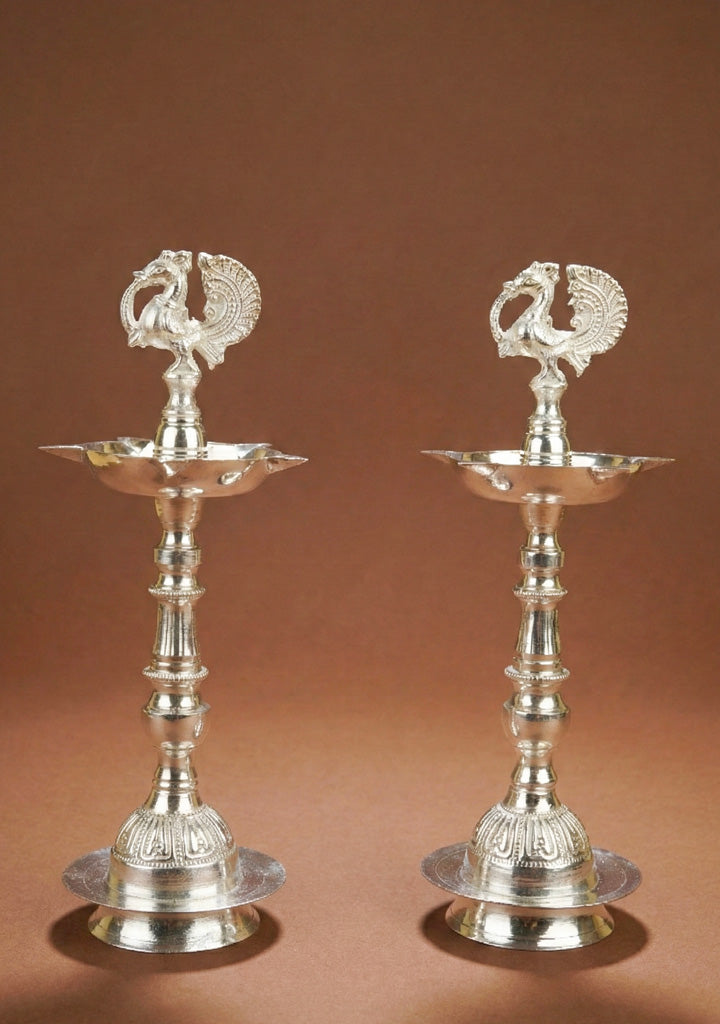 Annapakshi Kuthu Vilaku - Set of 2 - 13 inch - WL5681