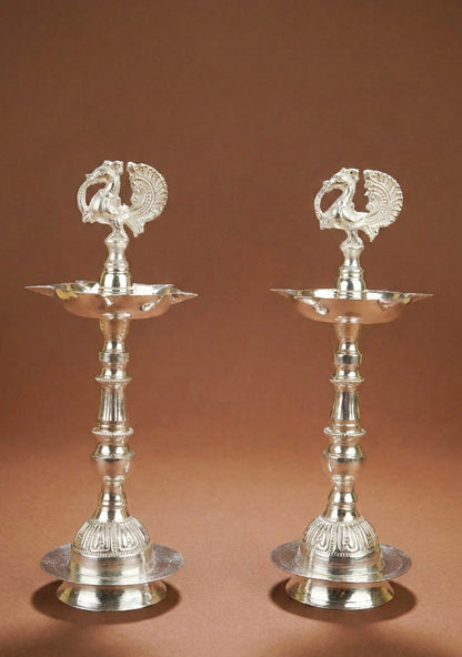 Annapakshi Kuthu Vilaku - Set of 2 - 13 inch - WL5681