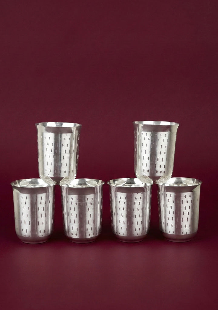Tray with Set of 6 Glass - WL5688