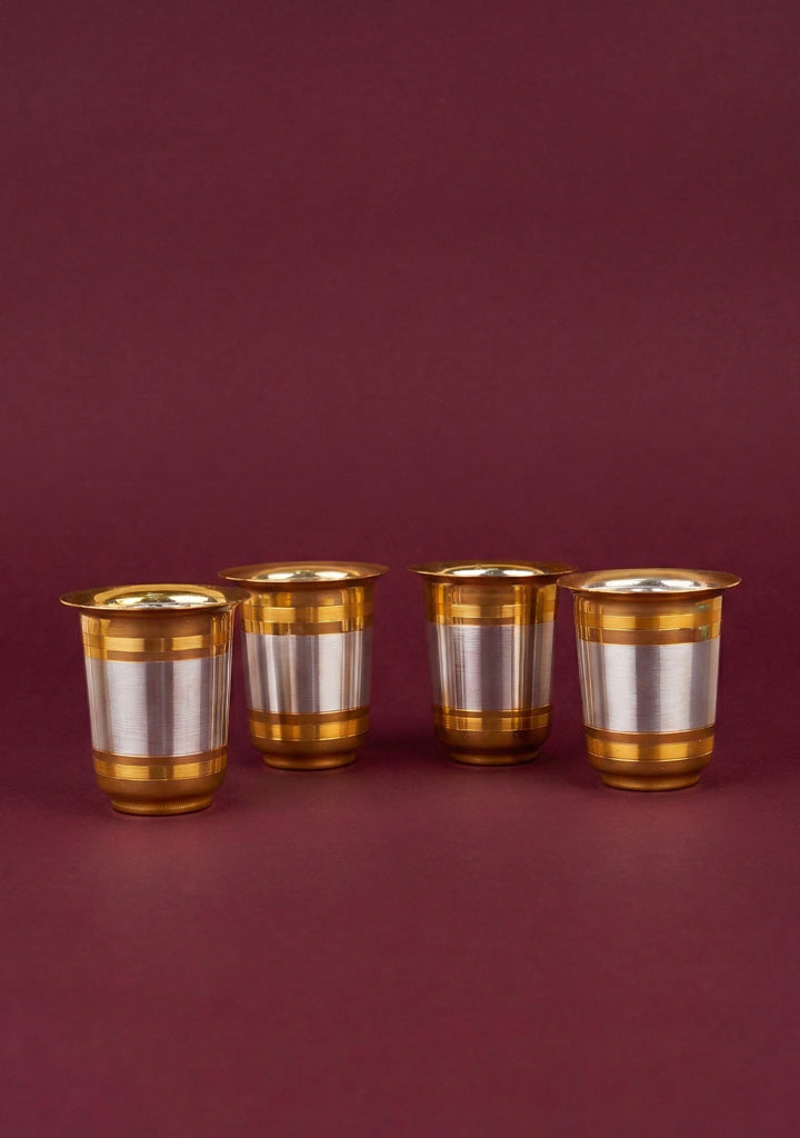 Sandwich Tray with Set of 4 Glass - WL5697