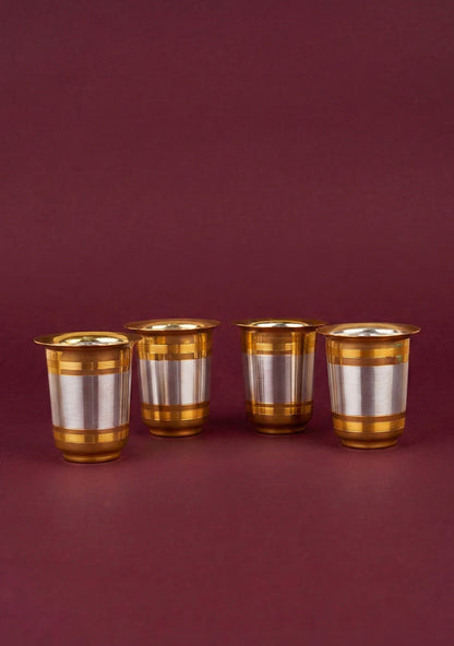 Sandwich Tray with Set of 4 Glass - WL5697