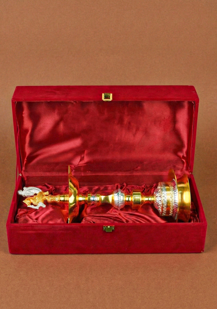 Annapakshi Kuthu Vilaku - 13 inch - WL5703
