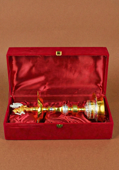 Annapakshi Kuthu Vilaku - 13 inch - WL5703