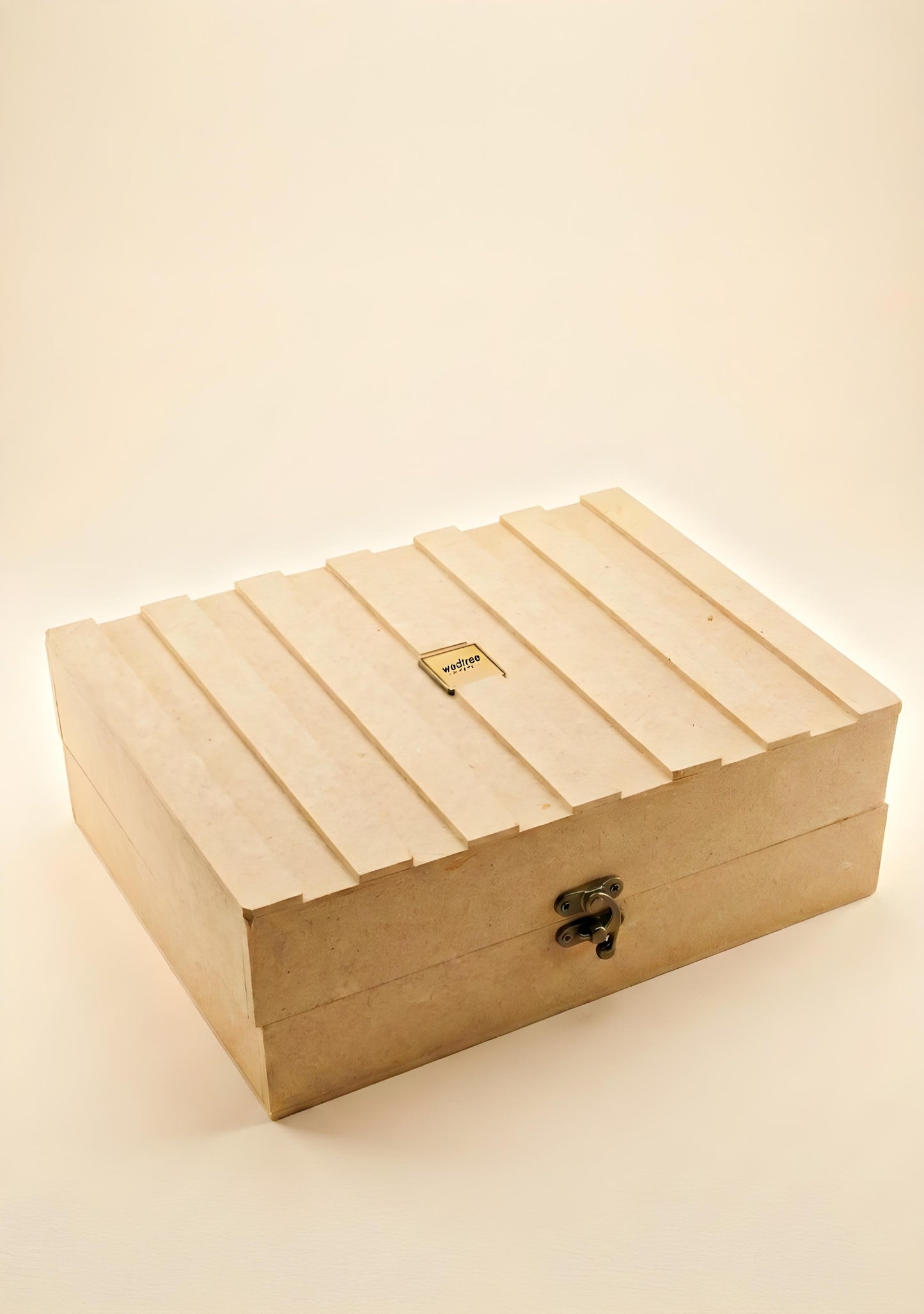 Wooden Box - Tray with Set of 4 Glass - WL5705
