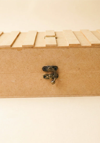 Wooden Box - Tray with Set of 4 Glass - WL5705