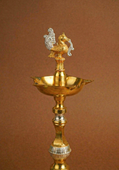 Annapakshi Kuthu Vilaku - Set of 2 - 20 inch - WL5707
