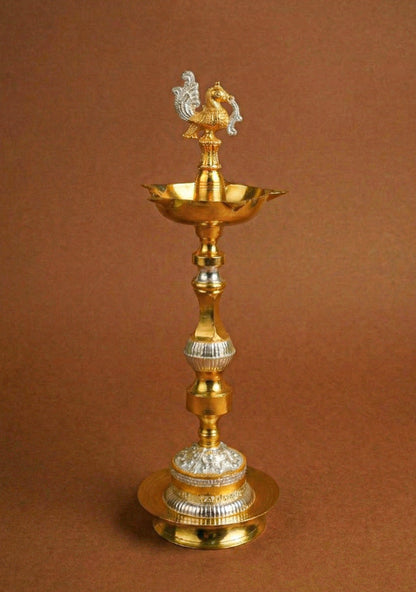 Annapakshi Kuthu Vilaku - Set of 2 - 20 inch - WL5707