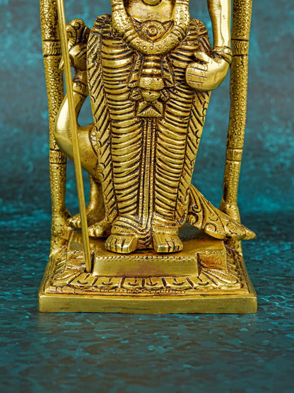 Brass Murugan Idol - 9 inch - WL5721