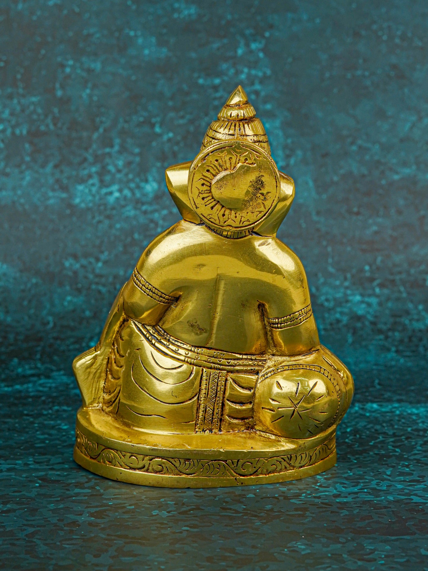 Brass Ganesha Idol - 6 inch - WL5722