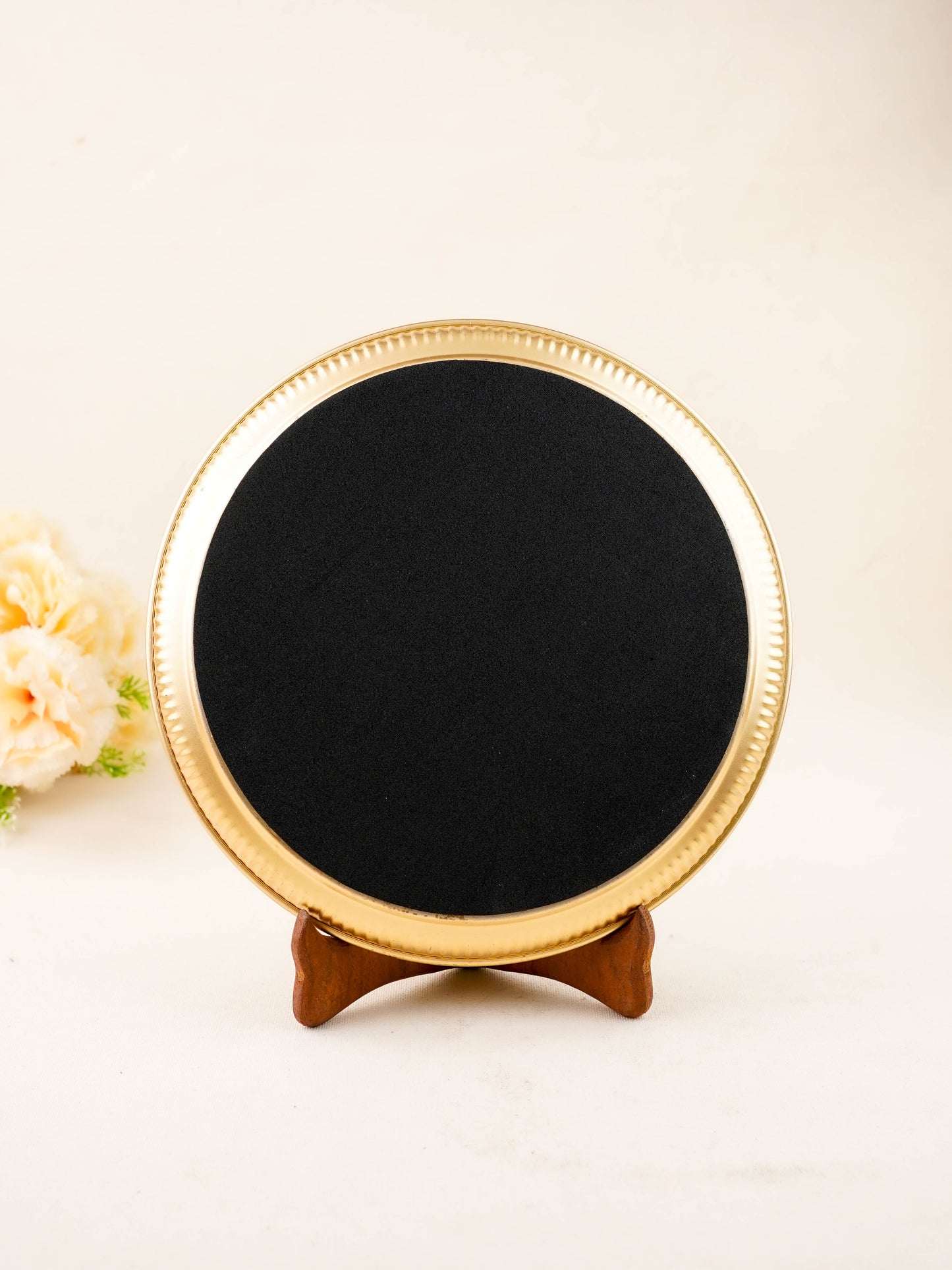 Brass Plate with Elephant Print - 10 inch - WL5937-2