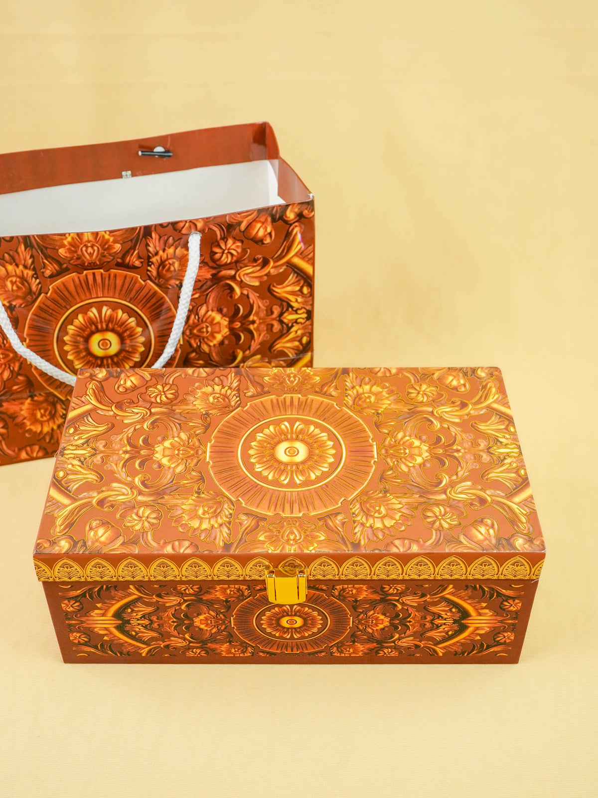 Decorative 2 Jar Dry Fruit Box - WL6050