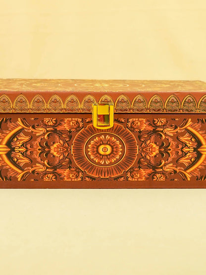 Decorative 2 Jar Dry Fruit Box - WL6050