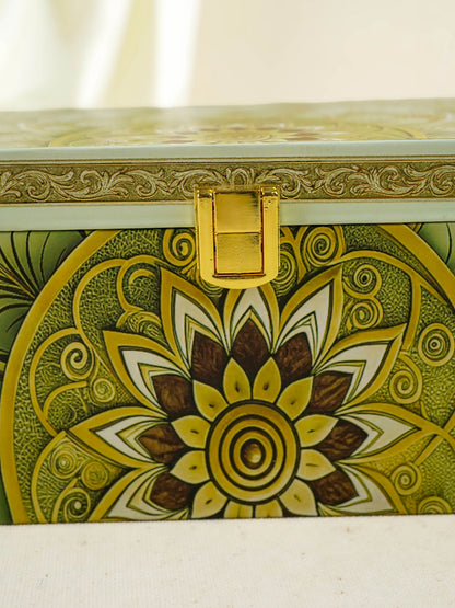 Decorative 2 Jar Dry Fruit Box - WL6084
