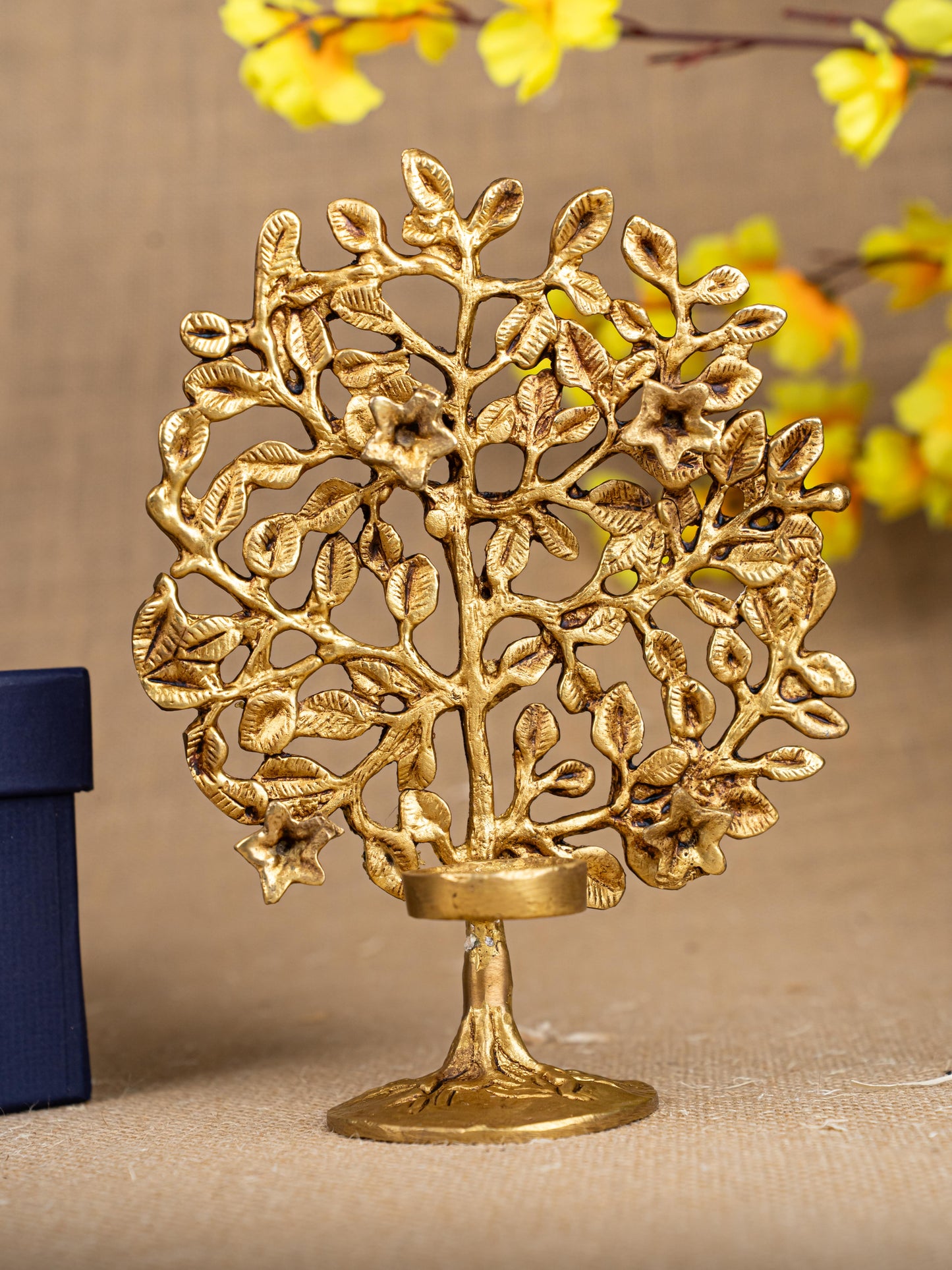 Gift Hamper - Kalapavriksha T-Light Holder with Kumkum Holder - WMH0002