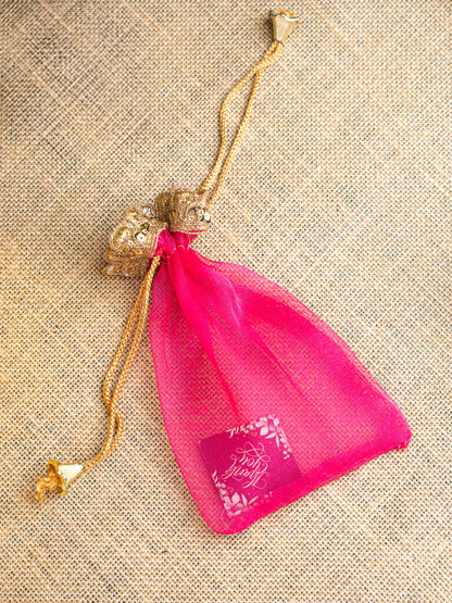 Gift Hamper - String Bag with Murugan, Incense Stick and Kumkum Holder - WMH0003