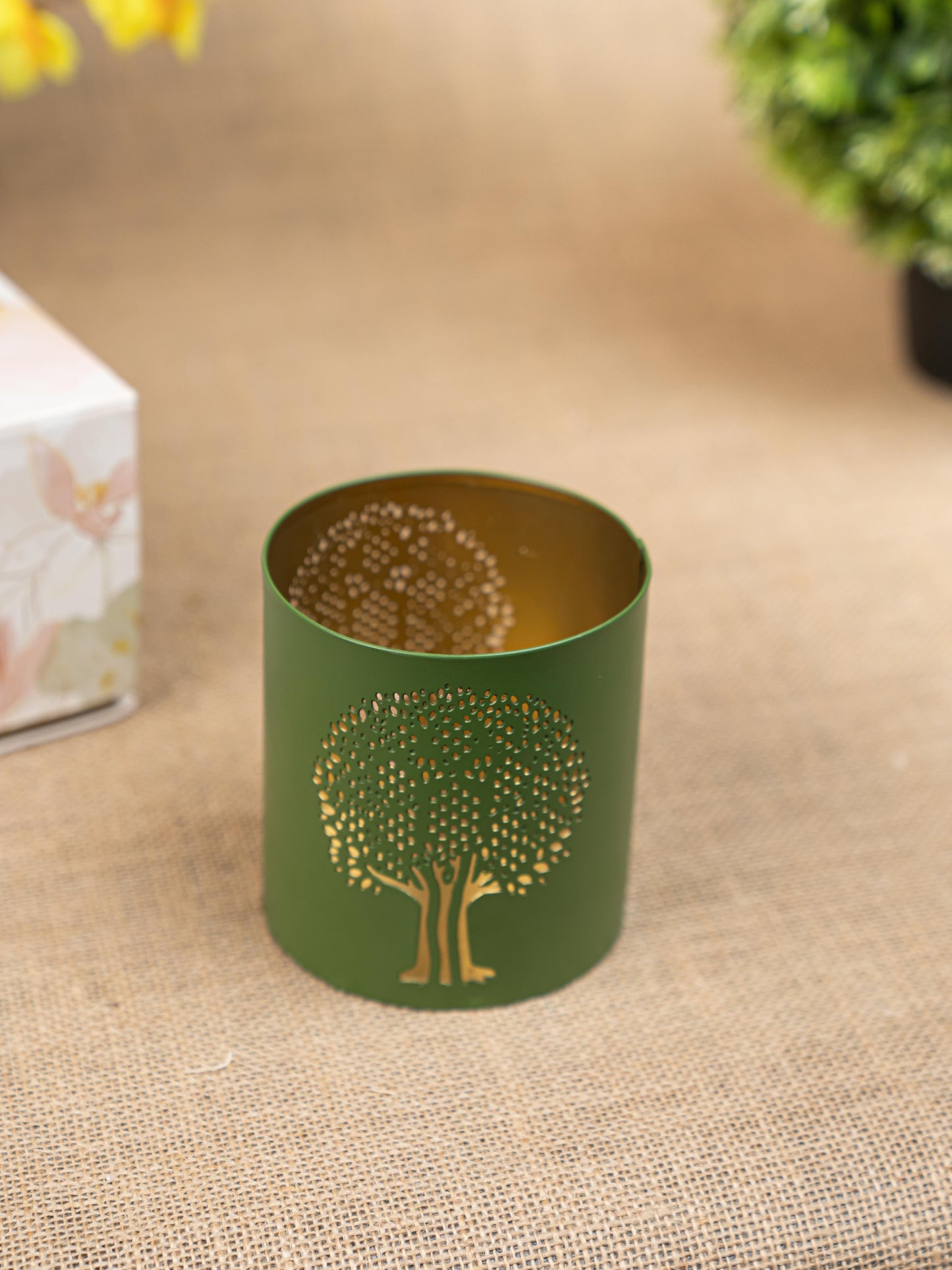 Gift Hamper - Votive with Tree of Life and Scented Candles - WMH0028
