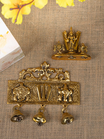 Gift Hamper - Shank Chakra Nama Collection with Hanging and Balaji Stand - WMH0029