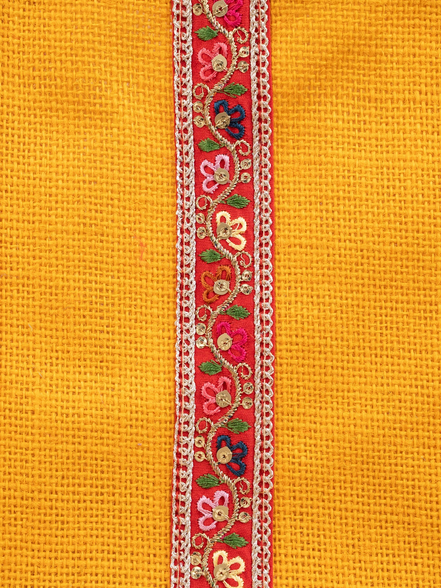 Jute Bag with Lace - WBG1753