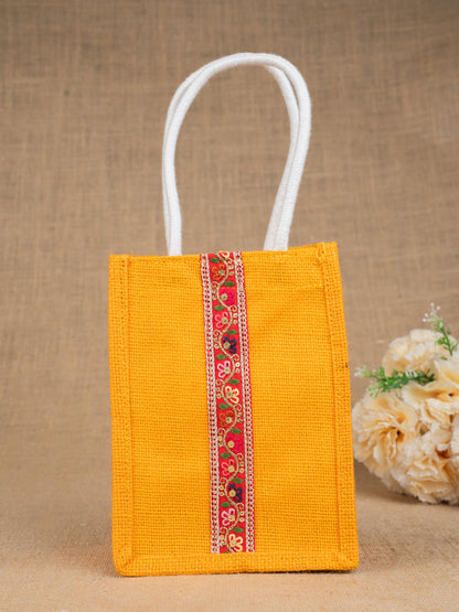 Jute Bag with Lace - WBG1753