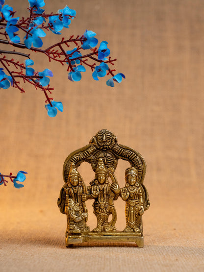 Brass Ram Darbar in Frame  - WL4149-1