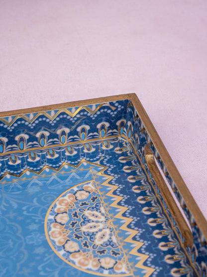 Digital Printed Floral Tray - 13x7 inch - WL5224