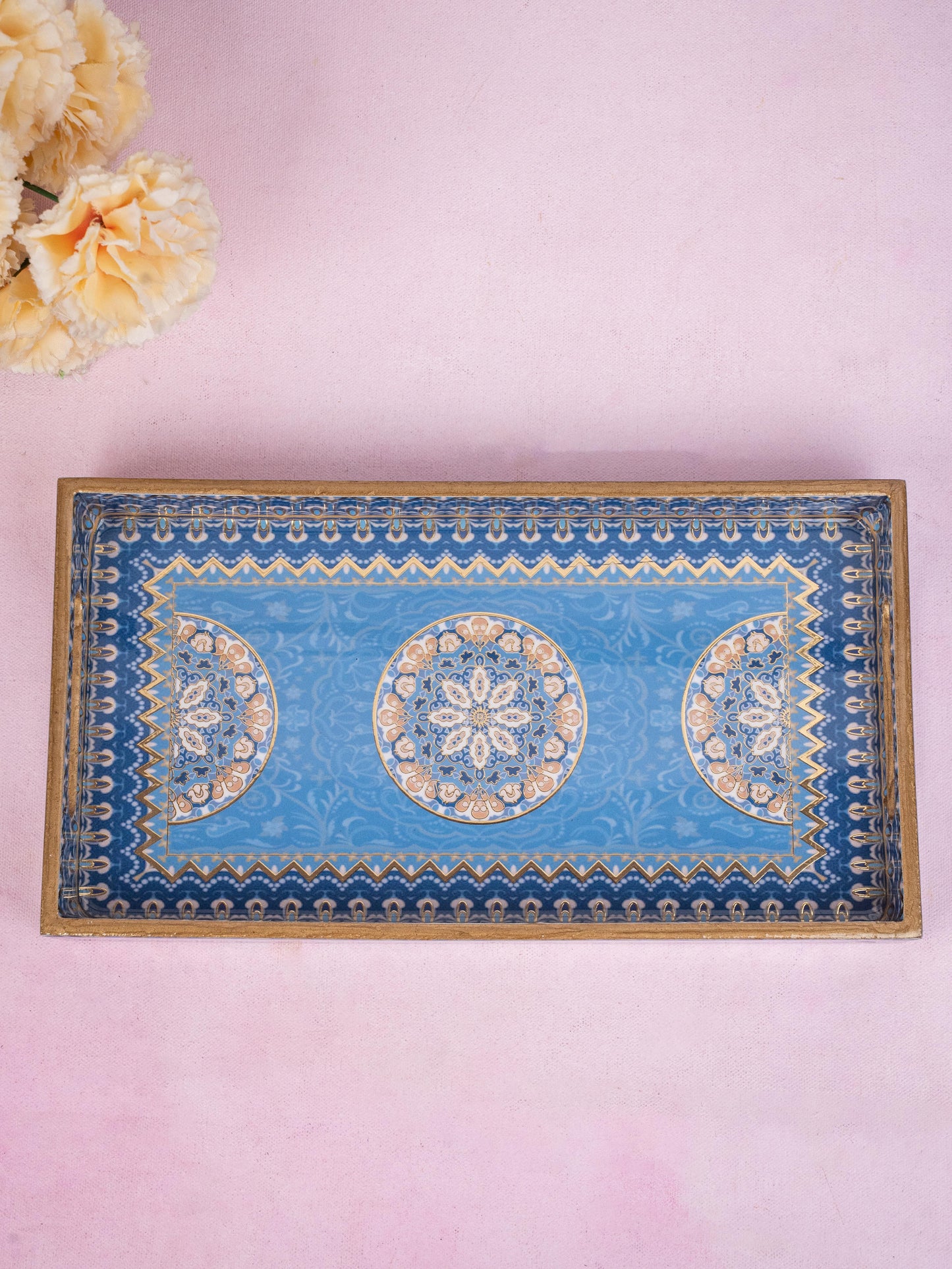 Digital Printed Floral Tray - 13x7 inch - WL5224