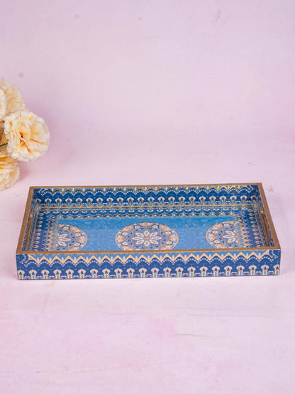 Digital Printed Floral Tray - 13x7 inch - WL5224