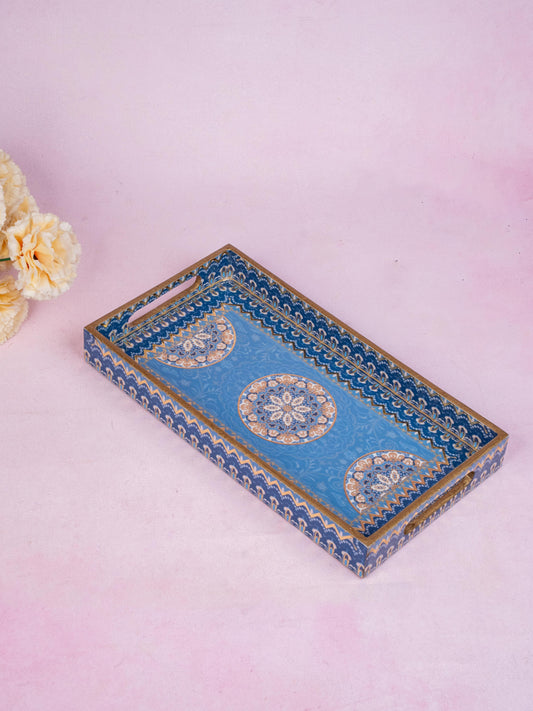 Digital Printed Floral Tray - 13x7 inch - WL5224
