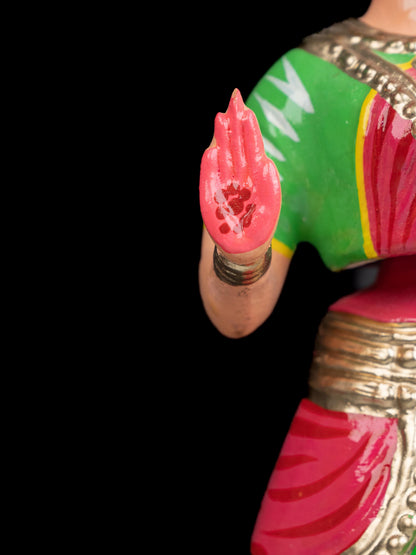 Tanjore Dancing Doll - Kondapalli - 14 inch - WL5357