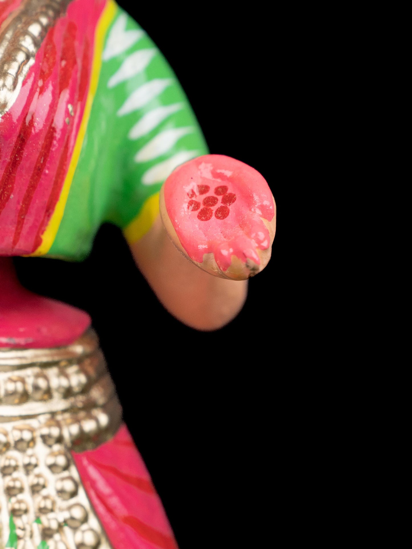 Tanjore Dancing Doll - Kondapalli - 14 inch - WL5357