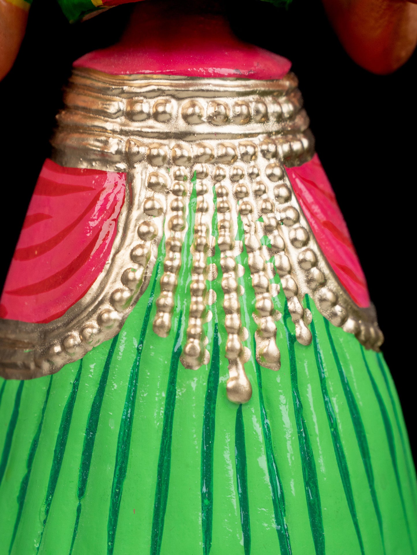Tanjore Dancing Doll - Kondapalli - 14 inch - WL5357