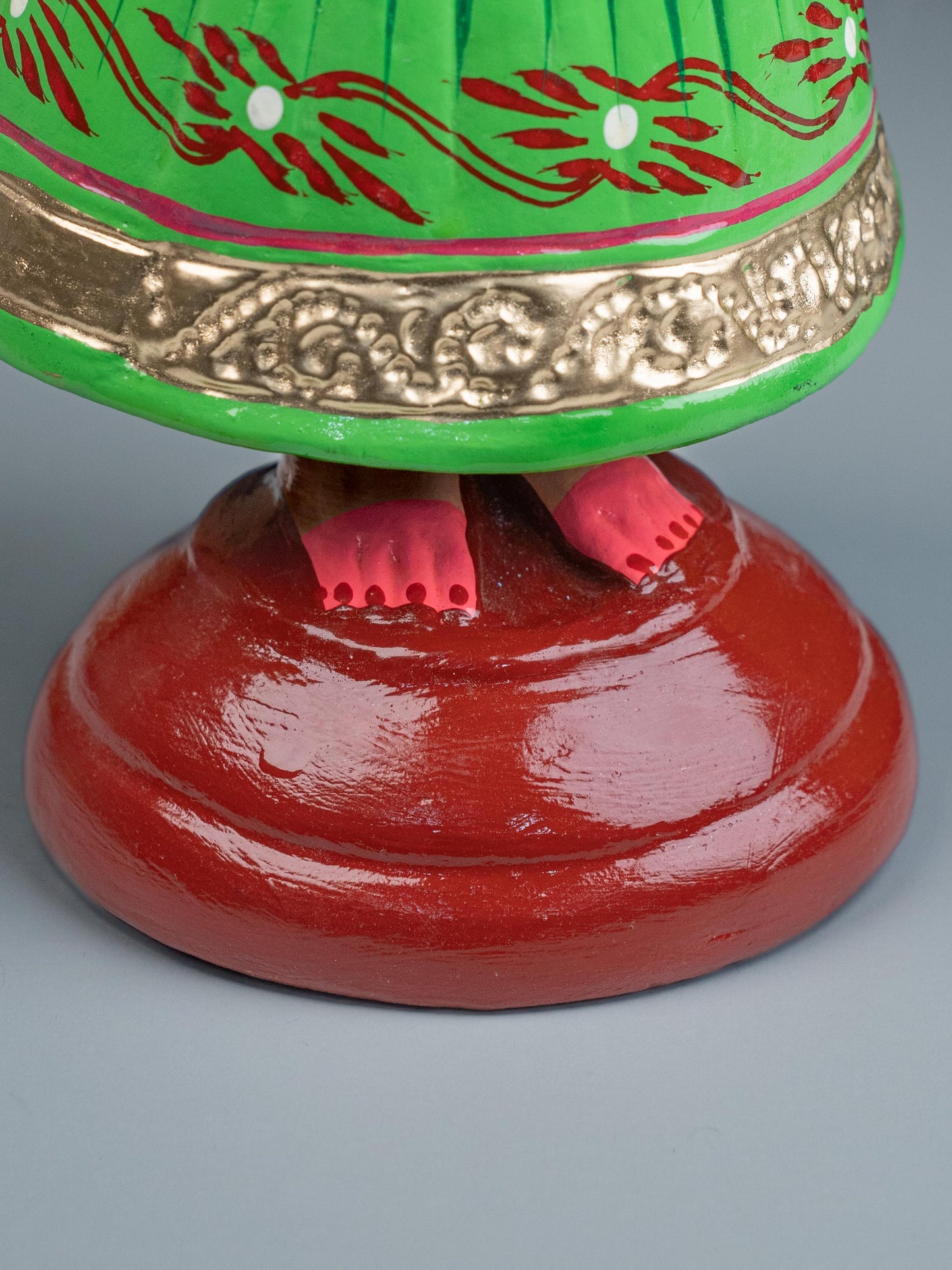 Tanjore Dancing Doll - Kondapalli - 14 inch - WL5357