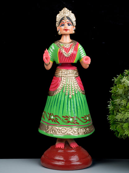Tanjore Dancing Doll - Kondapalli - 14 inch - WL5357