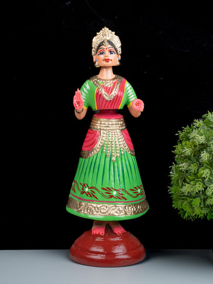 Tanjore Dancing Doll - Kondapalli - 14 inch - WL5357
