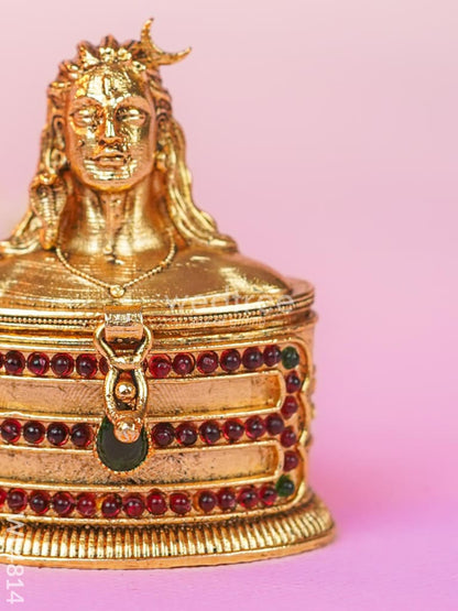Adiyogi Kumkum Holder - 2 inch - WL4814