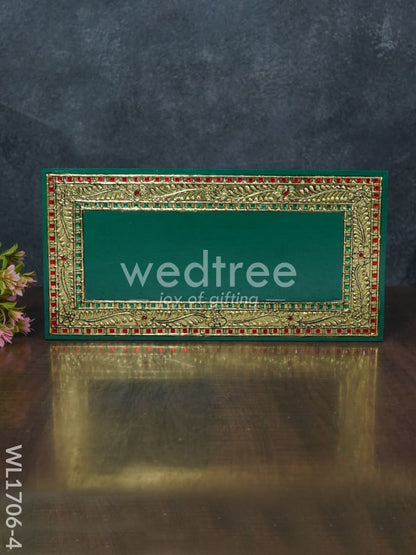 Antique Name Plate - Hand Painted 6x12 - Green  - WL1706-4
