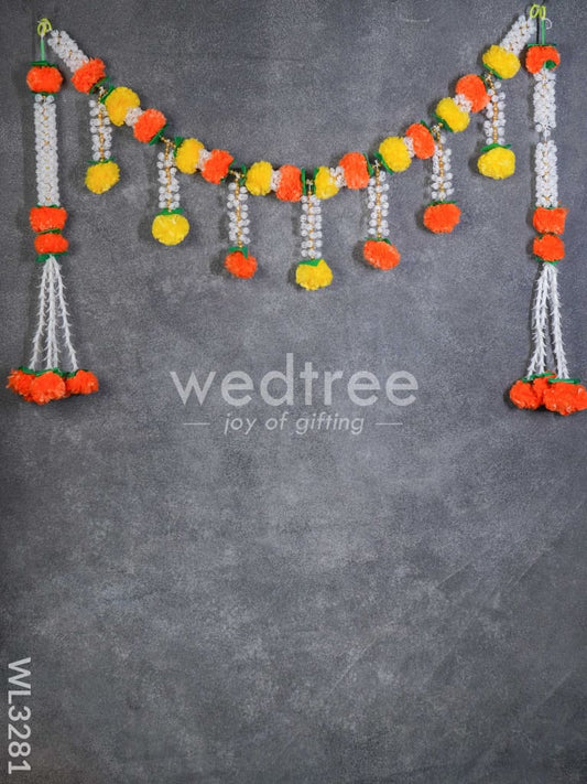 Artificial Thoran with Walll Hanging - WL3281