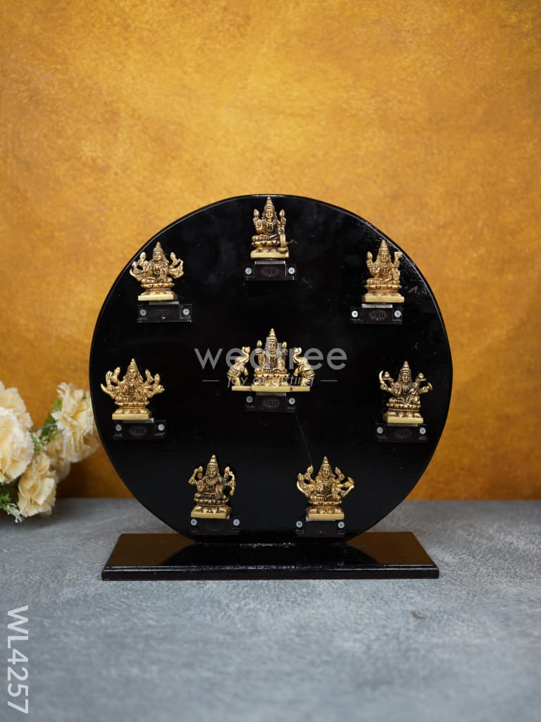 Ashtalakshmi In Round Frame - WL4257