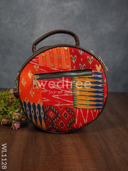 Assorted  Design Sling Bag with  Double Side Zipper - WL1128