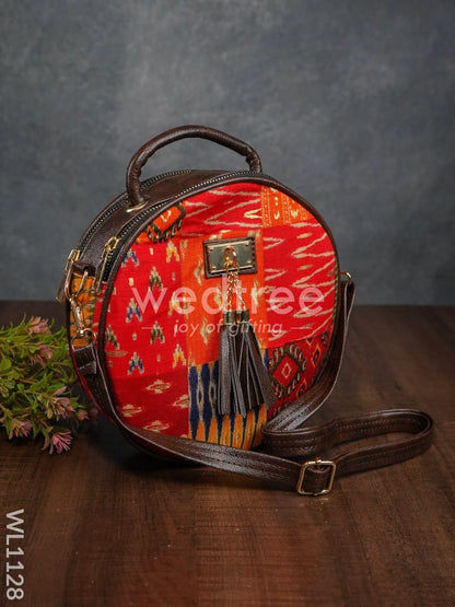 Assorted  Design Sling Bag with  Double Side Zipper - WL1128