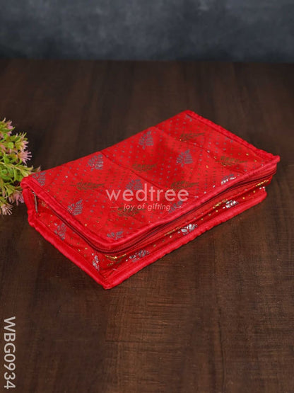 Assorted Jewel Organizer in Printed Fabric - Medium - WBG0934